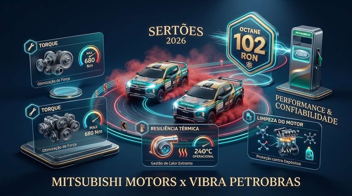 Mitsubishi e Vibra usam Sertões Petrobras 2026