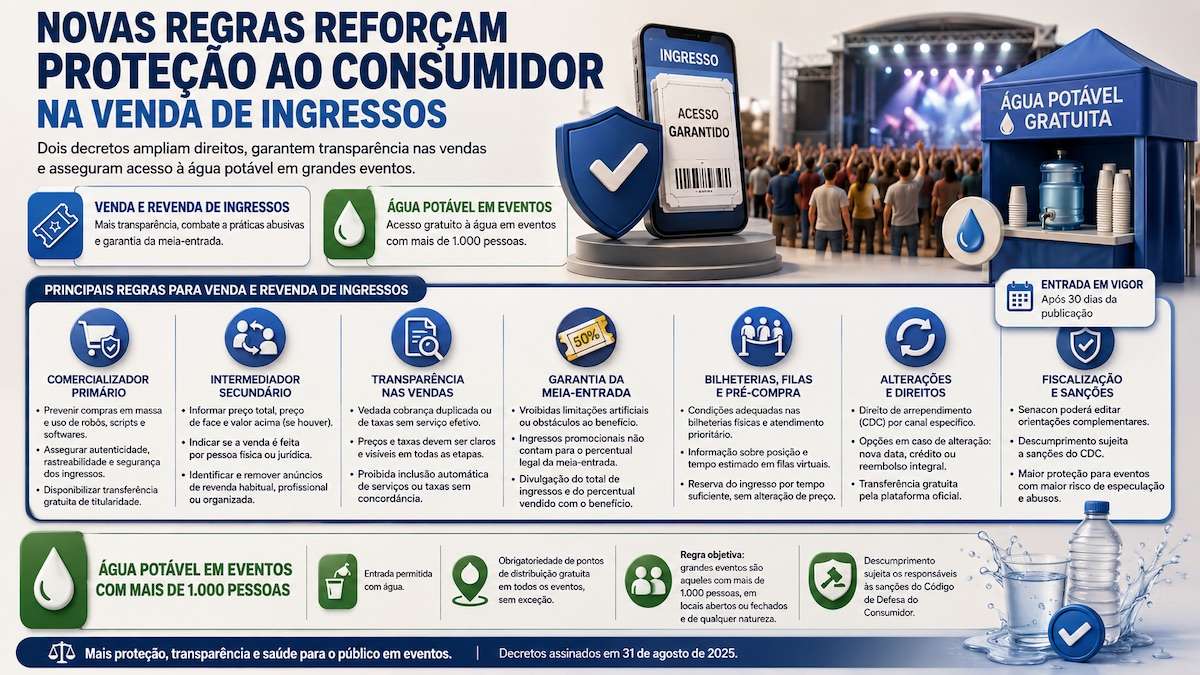 O presidente Luiz Inácio Lula da Silva assina decretos com novas regras para venda de ingressos